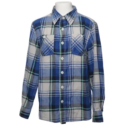 Flanellen overhemd (Blauw, Wit, Groen) van Cherokee Katoen