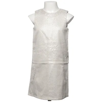 Dress (Beige) from Smart & Pretty Cotton, Metallic fiber, Viscose
