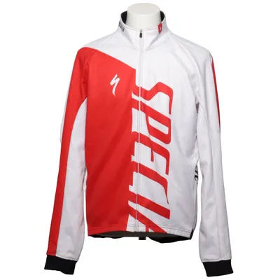 Træningsjakke (Hvid, Rød, Sort) fra Specialized Polyester, Polyurethan