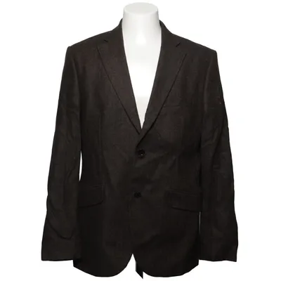 Blazer (Brown) from Human Scales Polyester, Wool