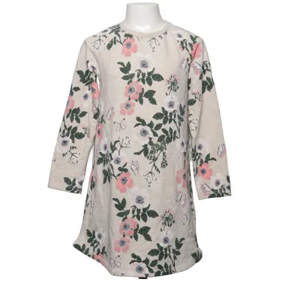 Dress (Beige, Multicolored) from L.O.G.G by H&M Cotton, Polyester