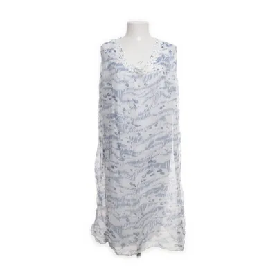 Jurk (Wit, Blauw) van Liberty Woman Elastaan, Zijde, Viscose