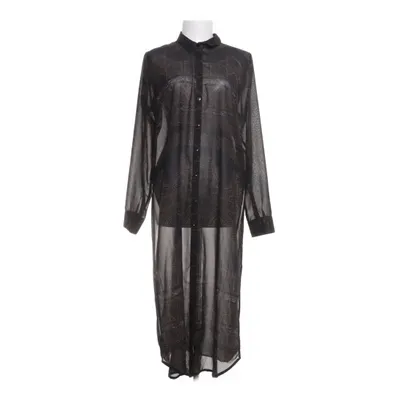 Shirt dress (Black, Multicolored) from Zara Woman Premium Collection Polyester