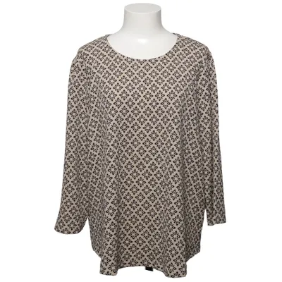 Blus (Beige, Svart) från Isolde Elastan, Polyester