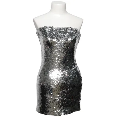 Cocktailkleid (Silber) von Superdry Elasthan, Polyester, Viskose