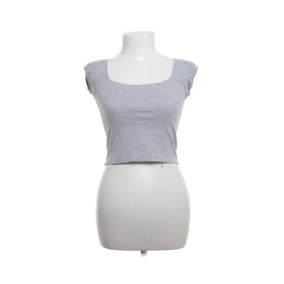 Crop top (Grijs) van Brandy Melville Katoen, Elastaan