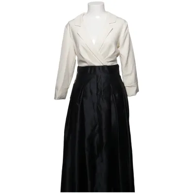 Maxikjole (Sort, Hvid) fra TS Couture Polyester