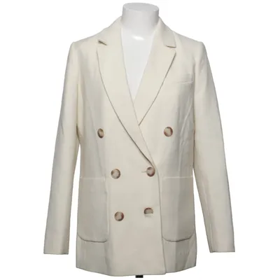 Blazer (Wit) van Sézane Acetaat, Katoen, Polyamide, Polyester, Viscose, Wol
