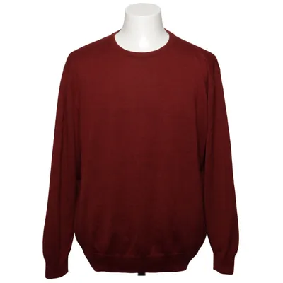 Pull-over (Rouge) de McEarl Acrylique, Laine de mouton