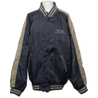 Collegejacka (Blå, Beige) från Rotation Polyamid, Polyester