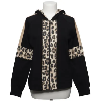 Huvtröja (Svart, Beige, Flerfärgad) från Amy Vermont Bomull, Elastan