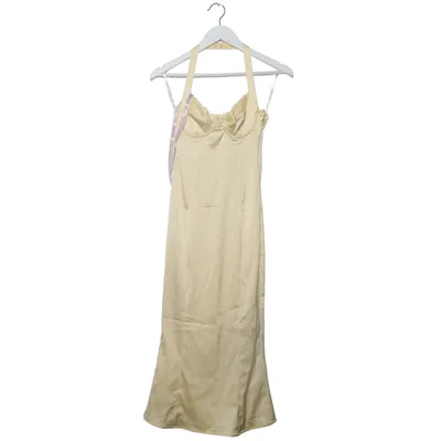 Halternek jurk (Geel) van Oh Polly Elastaan, Gerecycled polyester