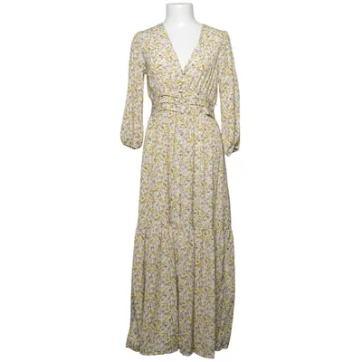 Maxi dress (White, Yellow, Brown) from Loavies Polyester