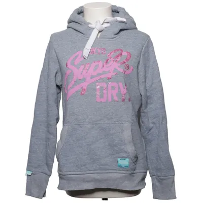 Huvtröja (Grå, Rosa) från Superdry Bomull, Polyester