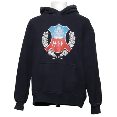 Sweat à capuche (Bleu) de HIF Coton, Polyester