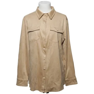 Överskjorta (Beige) från H F Woman Collection Elastan, Polyester
