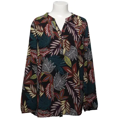 Blouse (Noir, Multicolore) de JYOTHI Élasthane, Polyester