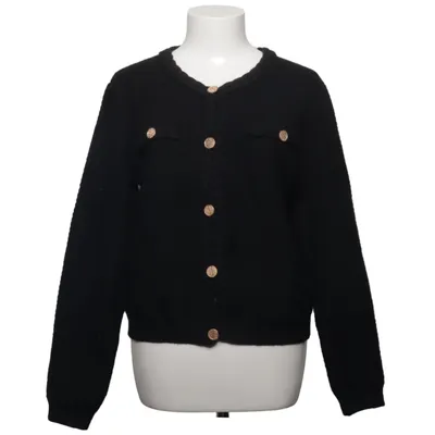 Cardigan (Zwart) van In April 1986 Acryl, Polyamide, Polyester