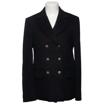 Blazer (Bleu) de Victoria Beckham Cachemire, Coton, Polyester, Laine
