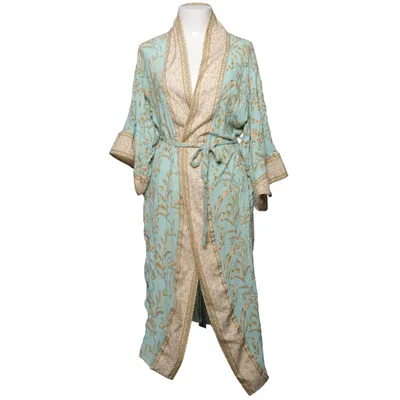 Yukata (Blå, Flerfärgad) från Shein Bomull, Elastan