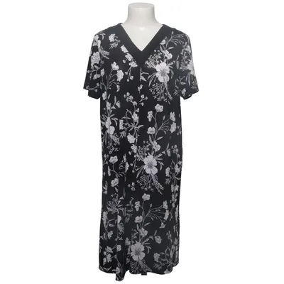 Jurk (Zwart, Wit) van VRS Elastaan, Polyester