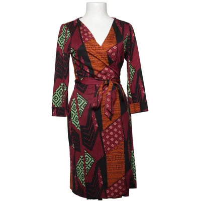 Omlottklänning (Röd, Orange, Grön, Flerfärgad) från Diane von Furstenberg Silke