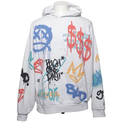Sweat à capuche (Blanc, Multicolore) de FSBN Coton, Polyester