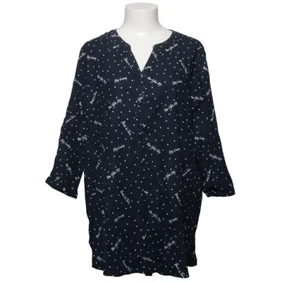 Blouse (Blue, White, Multicolored) from Gina Linen, Viscose