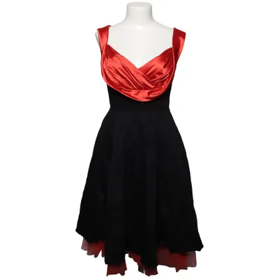 Jurk (Zwart, Rood) van Hearts & Roses Katoen, Elastaan