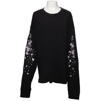 Collegetröja (Svart, Flerfärgad) från Miss 21 Bomull, Polyester