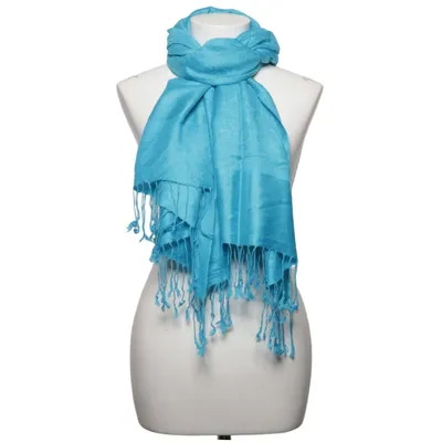 Écharpe (Bleu) de Pashmina Soie