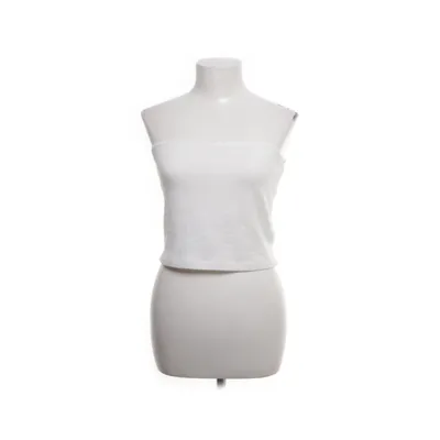 Tube top (Wit) van NA-KD Katoen, Elastaan, Polyester