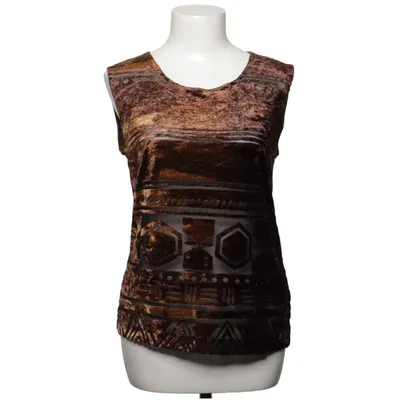 Tanktop (Bruin, Zwart) van Prêt à Porter Polyester, Viscose