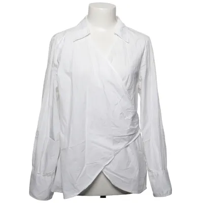 Blouse portefeuille (Blanc) de H&M Modern Classic Coton