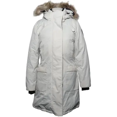 Dunfrakke (Hvid) fra Nobis Dun, Fjer, Polyamid, Polyester