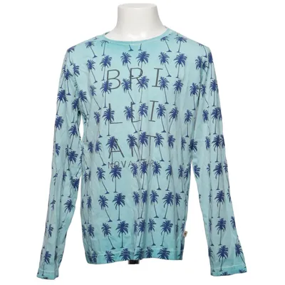 T-shirt à manches longues (Bleu) de Nova Star Coton