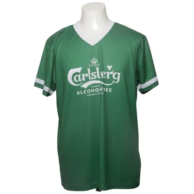 Fodboldtrøje (Grøn, Hvid) fra Carlsberg Polyester