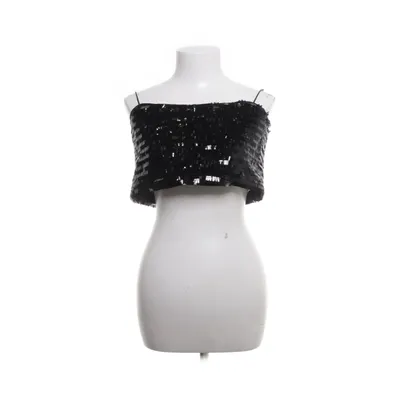 Crop top (Zwart) van Loavies Polyester