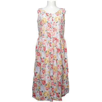 Dress (White, Multicolored) from Sinclair by KappAhl Cotton, Viscose