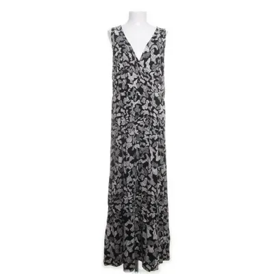 Maxikjole (Sort, Flerfarvet) fra Nümph Elastan, Polyester, Viscose