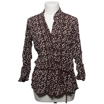 Blouse portefeuille (Marron, Blanc) de Biaggini Viscose