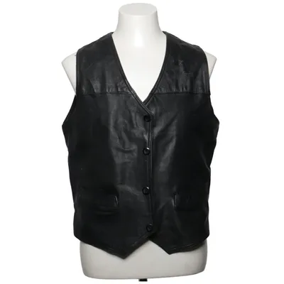 Leather vest (Black) Leather, Polyester