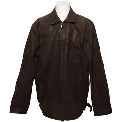 Läderjacka (Brun) från Morrison Skinn, Polyester
