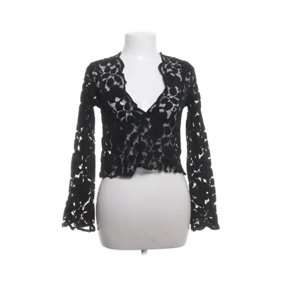 Crop top (Zwart) van J. Valdi Katoen, Nylon
