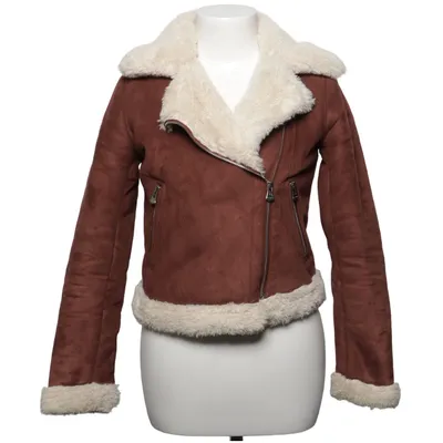 Shearlingjakke (Brun, Hvid) fra Pull & Bear Polyester