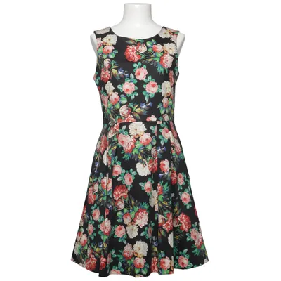 Kleid (Schwarz, Mehrfarbig) von Maria Westerlind Baumwolle, Elasthan