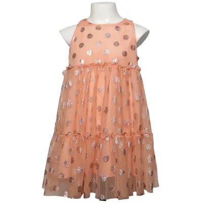 Klänning (Rosa, Guldfärgad) från Minimarket Polyester