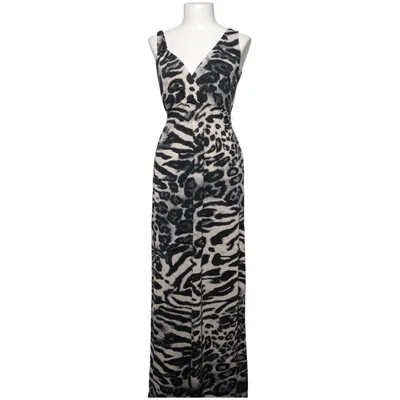 Maxi jurk (Zwart, Wit) van Alice by Belle Shoes Elastaan, Polyester