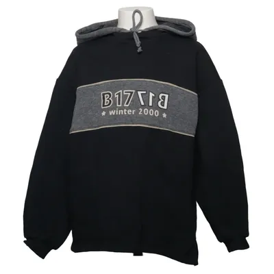 Capuchon sweater (Zwart, Grijs) van Brooker Katoen, Polyester