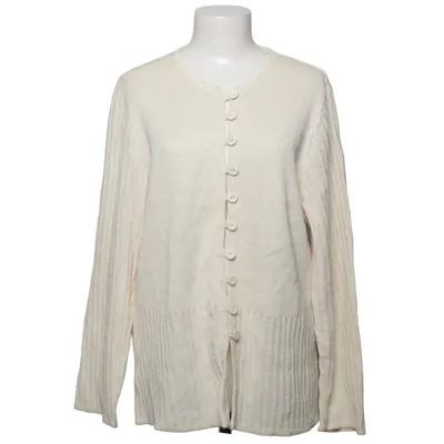 Cardigan (White) from Ann Linderhjelm Cotton, Linen
